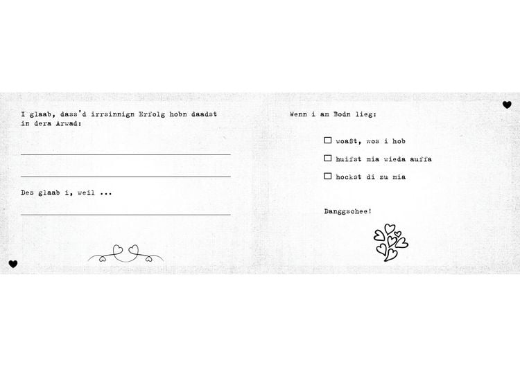 Produktbild: Was ich an dir liebe &ndash; Wos i an dir mog