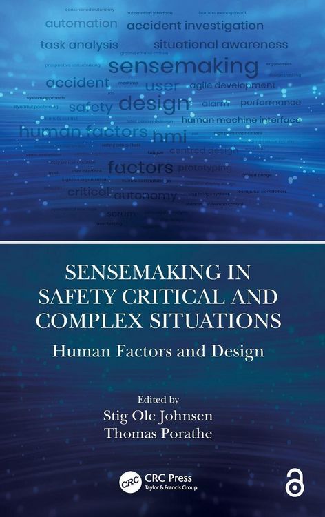 Produktbild: Sensemaking in Safety Critical and Complex Situations