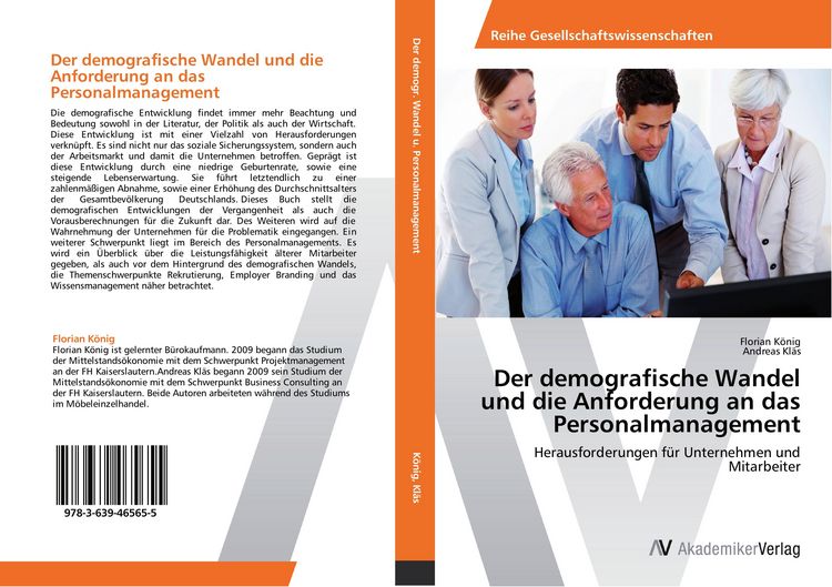 Produktbild: Der demografische Wandel und die Anforderung an das Personalmanagement