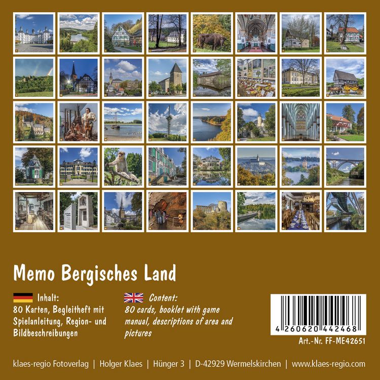 Produktbild: FindeFuxx Memo Bergisches Land