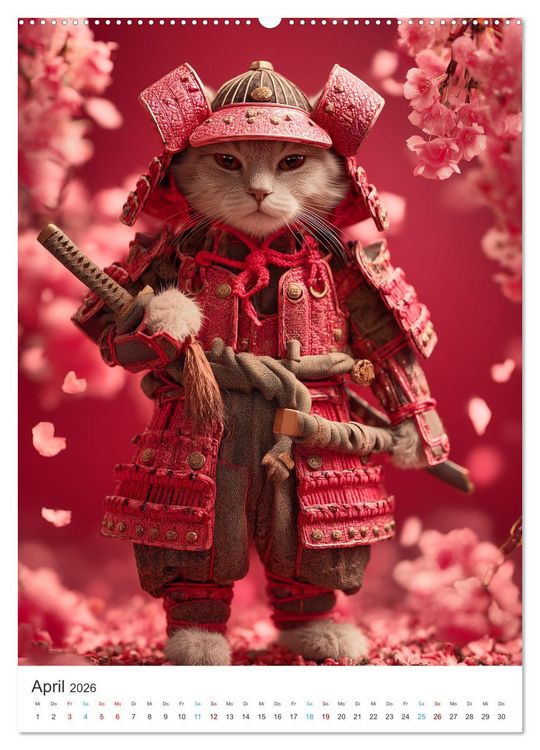 Produktbild: Katzen gegen Alltag (hochwertiger Premium Wandkalender 2026 DIN A2 hoch), Kunstdruck in Hochglanz