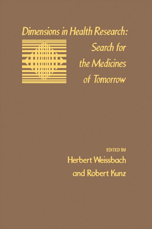 Produktbild: Dimensions In Health Research: Search For The Medicines Of Tomorrow