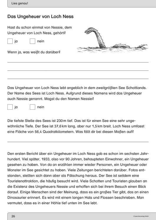 Produktbild: Ich kann lesen 6 - Sch&uuml;lerarbeitsheft ab der 4. Klasse