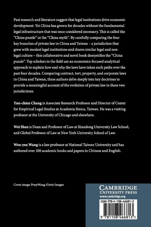 Produktbild: Private Law in China and Taiwan