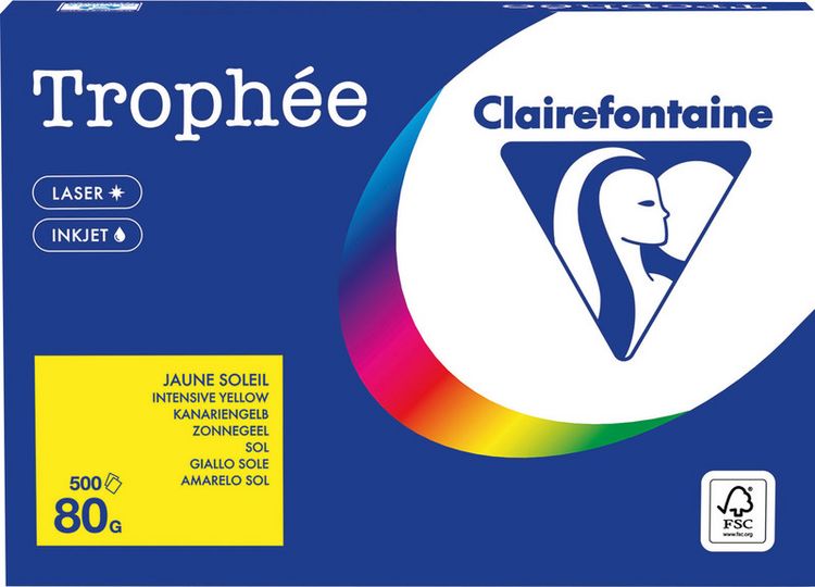 Produktbild: Kopierpapier A4 80g kanarienge