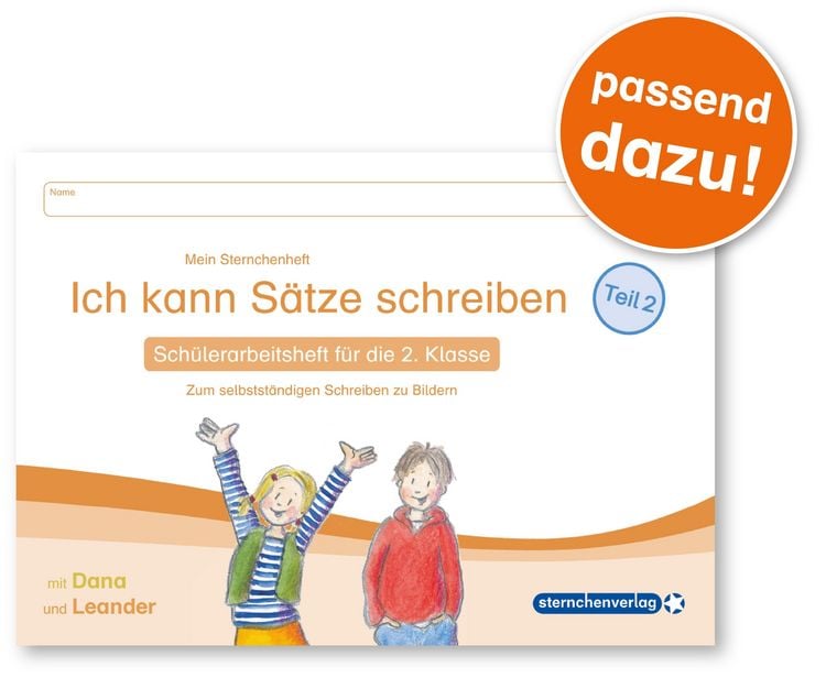 Produktbild: Ich kann S&auml;tze lesen Teil 2 in Sprechsilben mit Dana und Leander