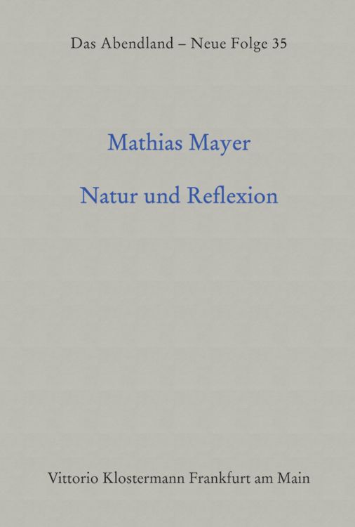 Produktbild: Natur und Reflexion
