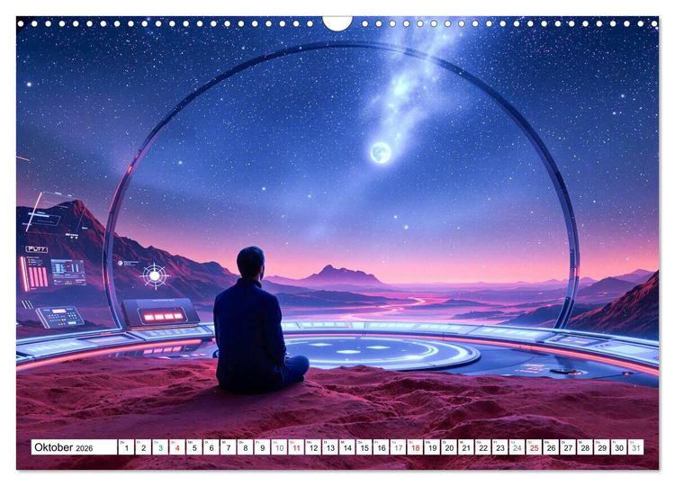 Produktbild: Neuer Morgen Mars (Wandkalender 2026 DIN A3 quer), CALVENDO Monatskalender