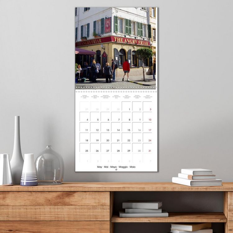 Produktbild: Gibraltar - Where Britain borders Spain (Wall Calendar 2026 12 &times; 12 Inch) CALVENDO 12 Month Wall Calendar