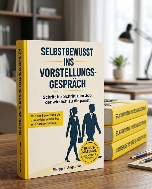 Produktbild: Selbstbewusst ins Vorstellungsgespr&auml;ch - Schritt f&uuml;r Schritt zum Job, der wirklich zu dir passt.