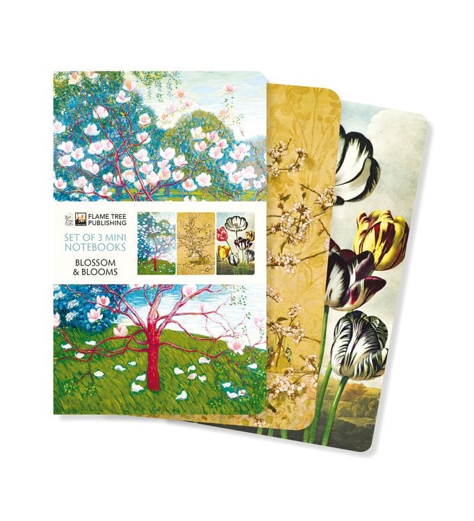 Produktbild: Dreier Set Mini-Notizb&uuml;cher: Bl&uuml;ten und Blumen