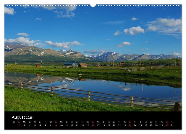 Produktbild: Montana! (Wandkalender 2026 DIN A2 quer), CALVENDO Monatskalender