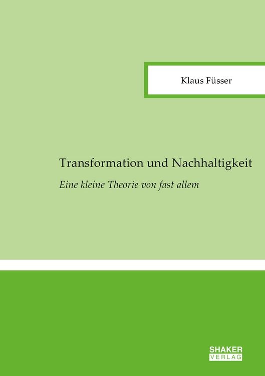 Produktbild: Transformation und Nachhaltigkeit