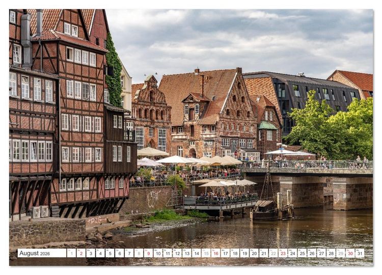 Produktbild: Niedersachsen - Hansestadt L&uuml;neburg (Wandkalender 2026 DIN A3 quer), CALVENDO Monatskalender