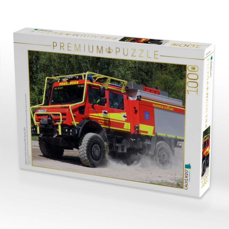 Produktbild: CALVENDO Puzzle Waldbrand Tankl&ouml;schfahrzeug U 5023, Baujahr 2023 | 1000 Teile Lege-Gr&ouml;&szlig;e 64x48cm Foto-Puzzle f&uuml;r gl&uuml;ckliche Stunden