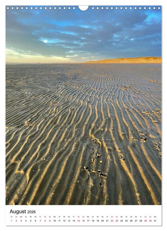 Produktbild: Strand der Sehnsucht - Sankt Peter-Ording (Wandkalender 2026 DIN A3 hoch), CALVENDO Monatskalender