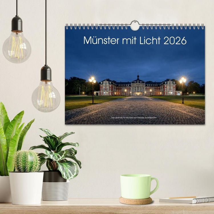 Produktbild: M&uuml;nster mit Licht (Wandkalender 2026 DIN A4 quer), CALVENDO Monatskalender