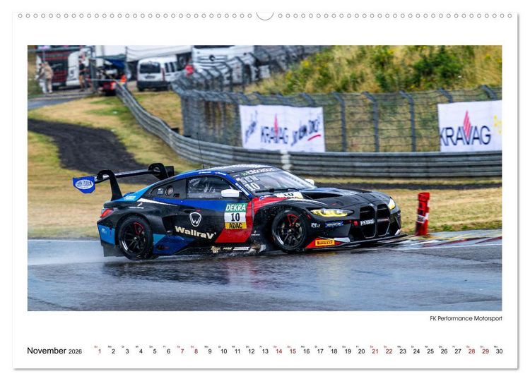 Produktbild: Bayern Power beim GT Masters (hochwertiger Premium Wandkalender 2026 DIN A2 quer), Kunstdruck in Hochglanz