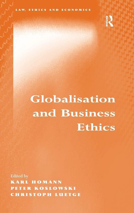 Produktbild: Globalisation and Business Ethics