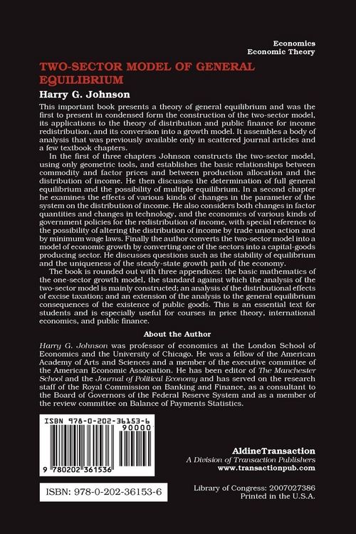 Produktbild: Two-Sector Model of General Equilibrium