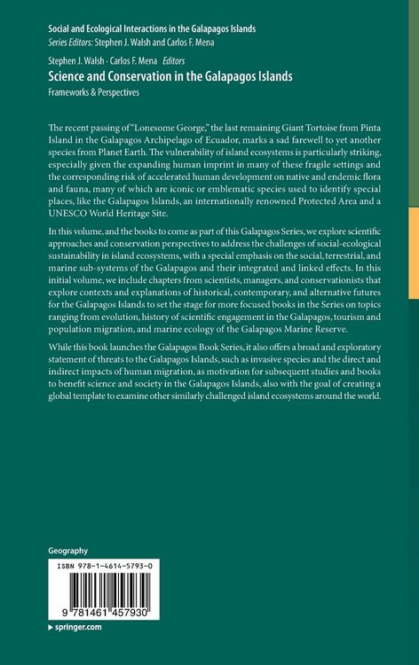 Produktbild: Science and Conservation in the Galapagos Islands