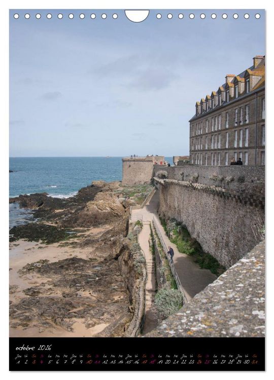 Produktbild: Portraits de Saint-Malo (Calendrier mural 2026 DIN A4 horizontal), CALVENDO calendrier mensuel