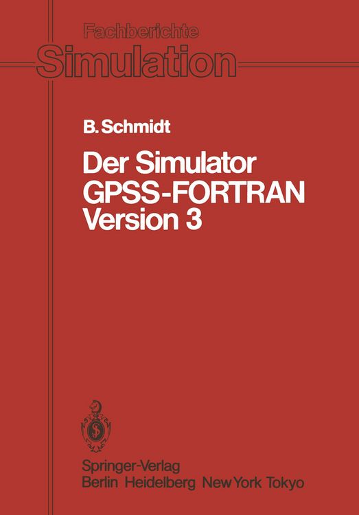 Produktbild: Der Simulator GPSS-FORTRAN Version 3