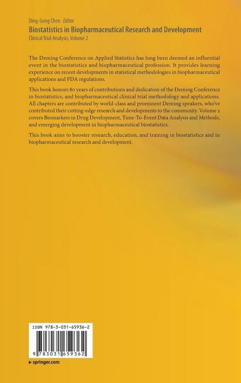 Produktbild: Biostatistics in Biopharmaceutical Research and Development