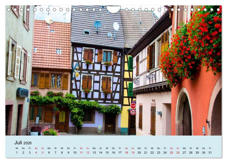 Produktbild: Elsass- und Vogesentr&auml;ume (Wandkalender 2026 DIN A4 quer), CALVENDO Monatskalender