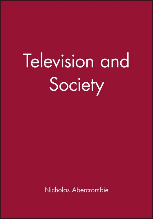 Produktbild: Television and Society