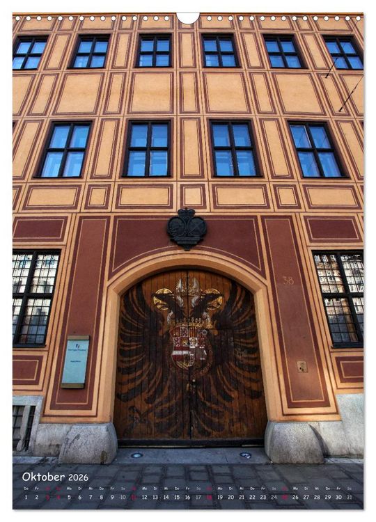 Produktbild: Schwabenmetropole Augsburg (Wandkalender 2026 DIN A3 hoch), CALVENDO Monatskalender