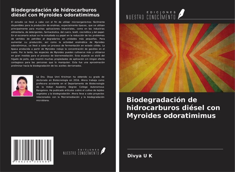 Produktbild: Biodegradaci&oacute;n de hidrocarburos di&eacute;sel con Myroides odoratimimus