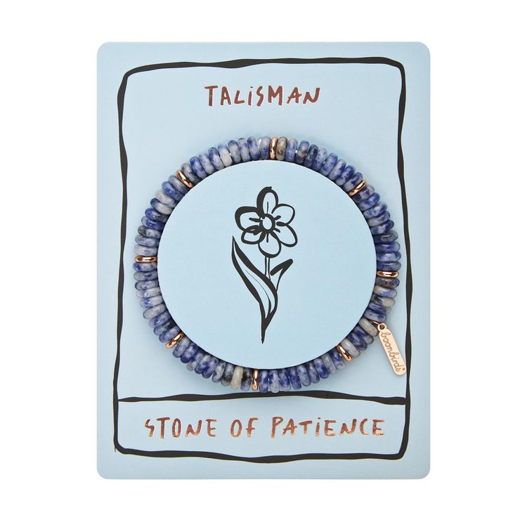 Produktbild: Armband - "Talisman" Dumortierit-Quarz - ros&eacute;vergoldet