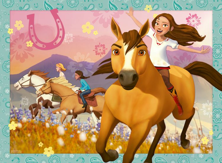 Produktbild: Puzzle Ravensburger Spirit: wild und frei 150 Teile XXL