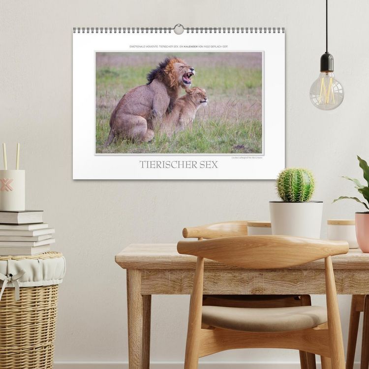 Produktbild: Emotionale Momente: Tierischer Sex. (Wandkalender 2026 DIN A3 quer), CALVENDO Monatskalender