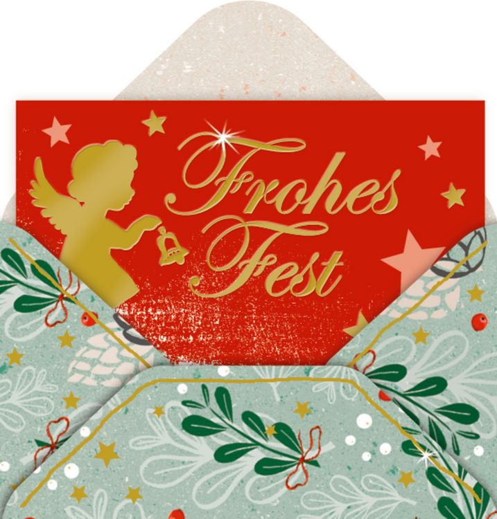 Produktbild: Mini-Briefchen - Frohes Fest