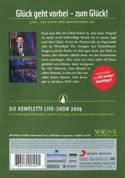 Produktbild: Eckart von Hirschhausen - Gl&uuml;ck kommt selten allein