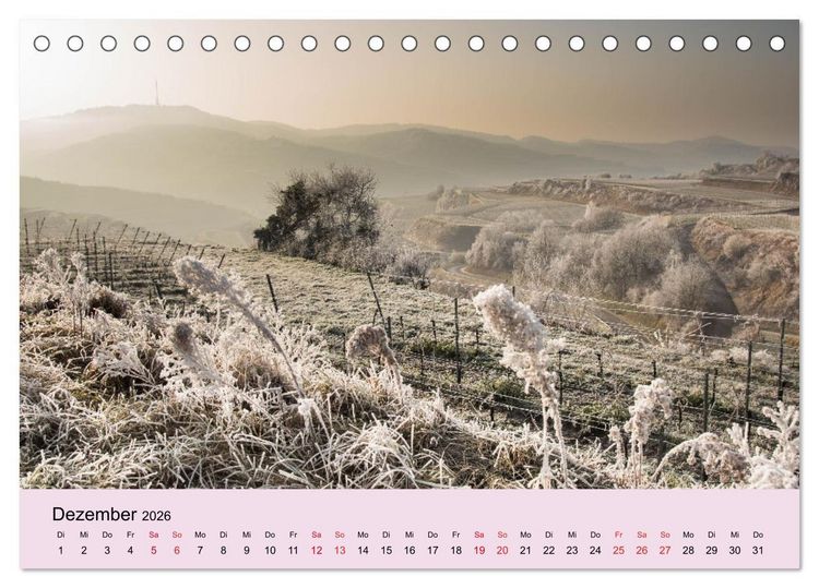 Produktbild: Augenblicke im Kaiserstuhl (Tischkalender 2026 DIN A5 quer), CALVENDO Monatskalender