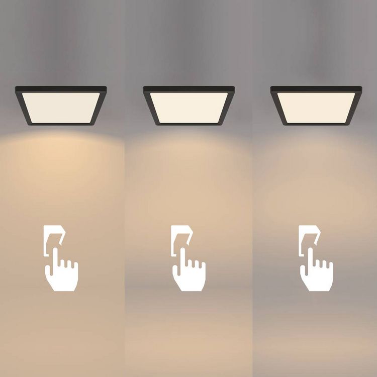 Produktbild: Philips SceneSwitch 8720169347915 LED-Panel 12W Warmwei&szlig; Schwarz