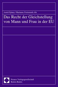 Produktbild: Das Recht der Gleichstellung von Mann und Frau in der EU