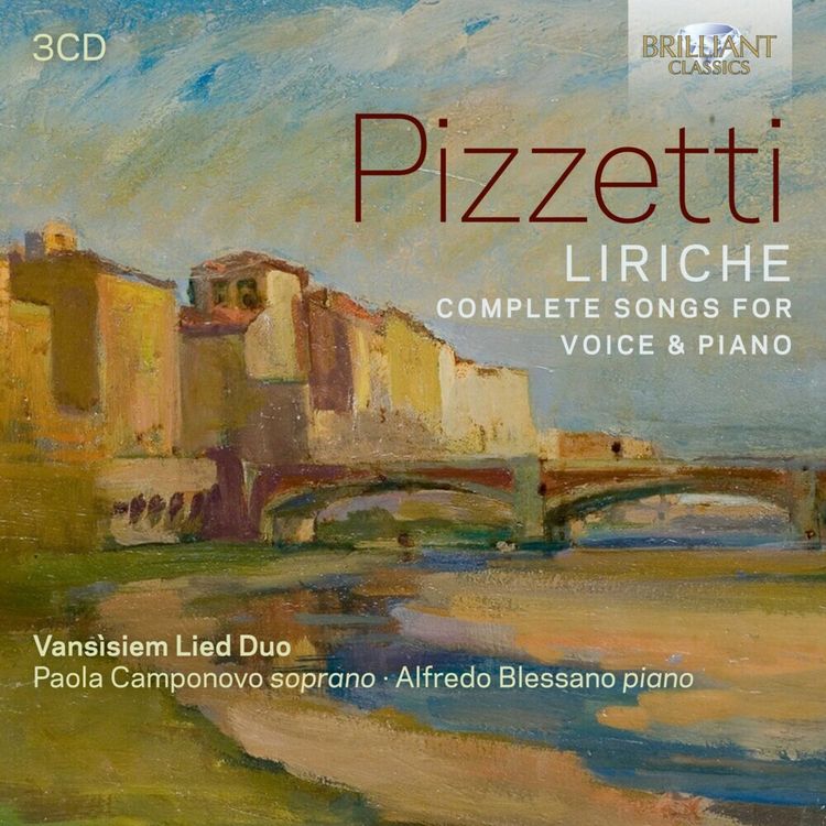 Produktbild: Pizzetti:Liriche,Complete Songs for Voice & Piano