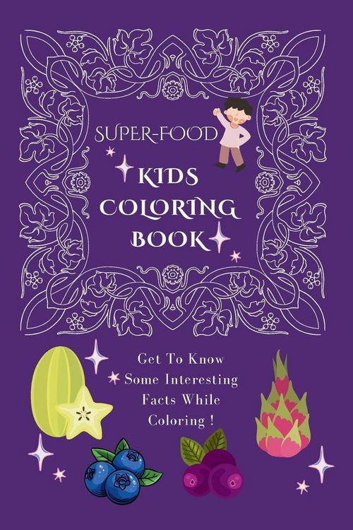 Produktbild: Kids Coloring Book Superfood