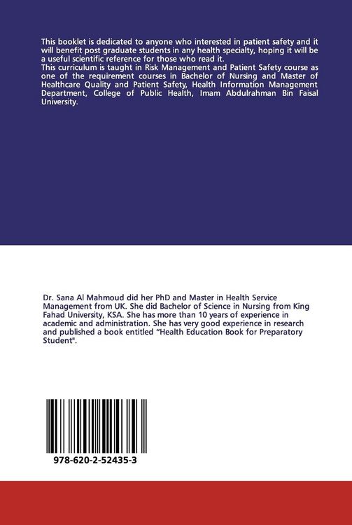 Produktbild: Patient Safety Curriculum Guide