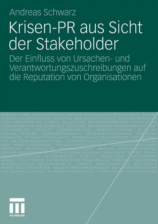 Produktbild: Krisen-PR aus Sicht der Stakeholder