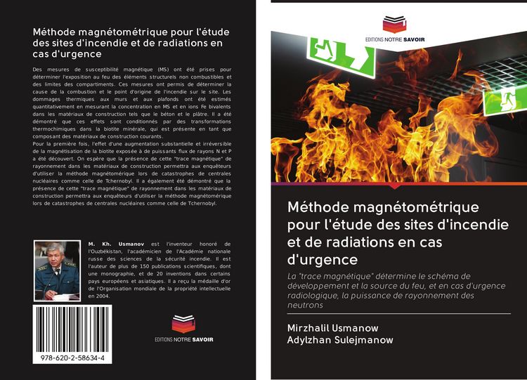 Produktbild: M&eacute;thode magn&eacute;tom&eacute;trique pour l'&eacute;tude des sites d'incendie et de radiations en cas d'urgence