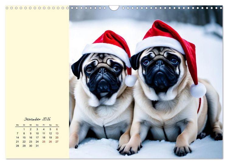 Produktbild: Gut beh&uuml;tete Hunde (Wandkalender 2026 DIN A3 quer), CALVENDO Monatskalender