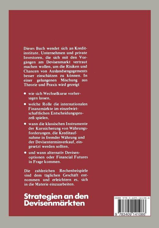 Produktbild: Strategien an den Devisenm&auml;rkten