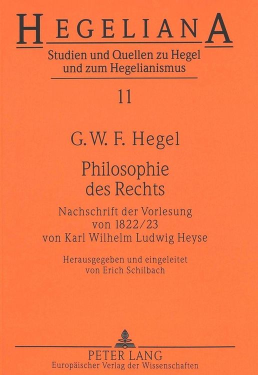 Produktbild: Philosophie des Rechts