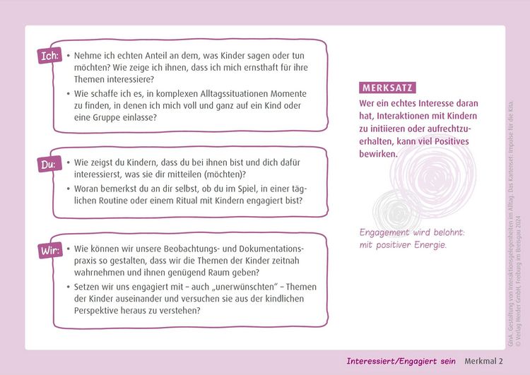 Produktbild: GInA. Das Kartenset: Impulse f&uuml;r die Kita