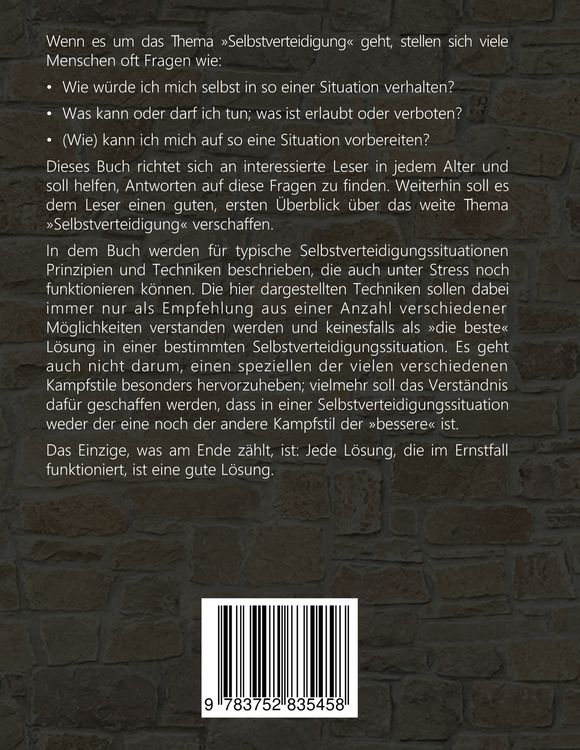 Produktbild: Grundlagen und Prinzipien der Selbstverteidigung